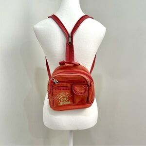Y2K Mudd Pink Mini Backpack 2000's Lizzie McGuire Retro